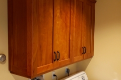 Laundry cabinets- Cherry